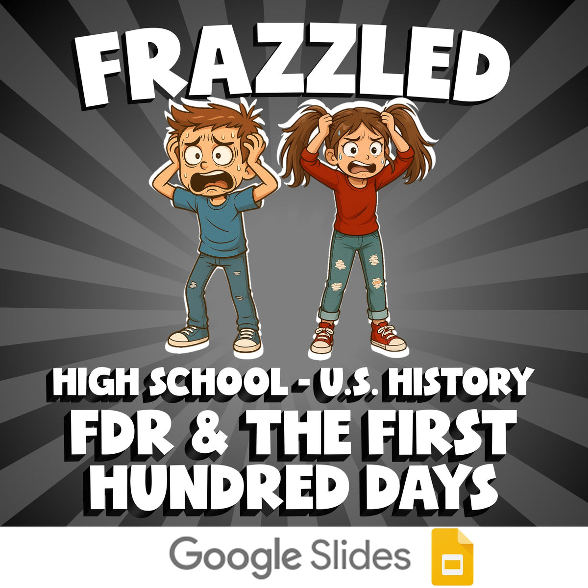 FDR & the First Hundred Days FRAZZLED U.S. History Game - No Prep Review