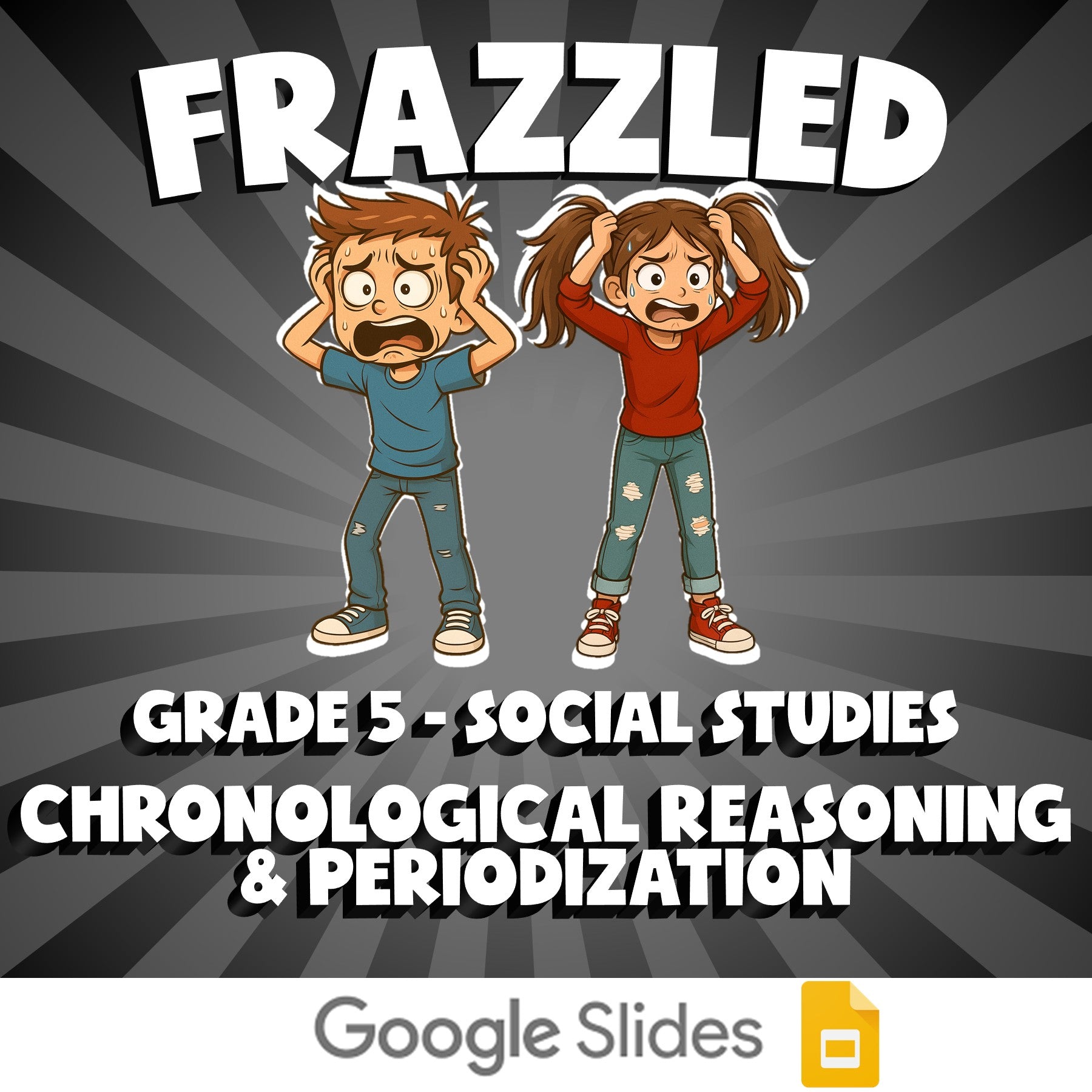 Chronological Reasoning & Periodization FRAZZLED Socials Game - No Prep Grade 5