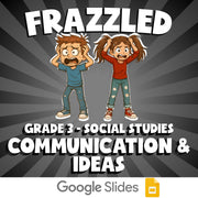 Communication & Ideas FRAZZLED Socials Game - No Prep Grade 3 Review Activity