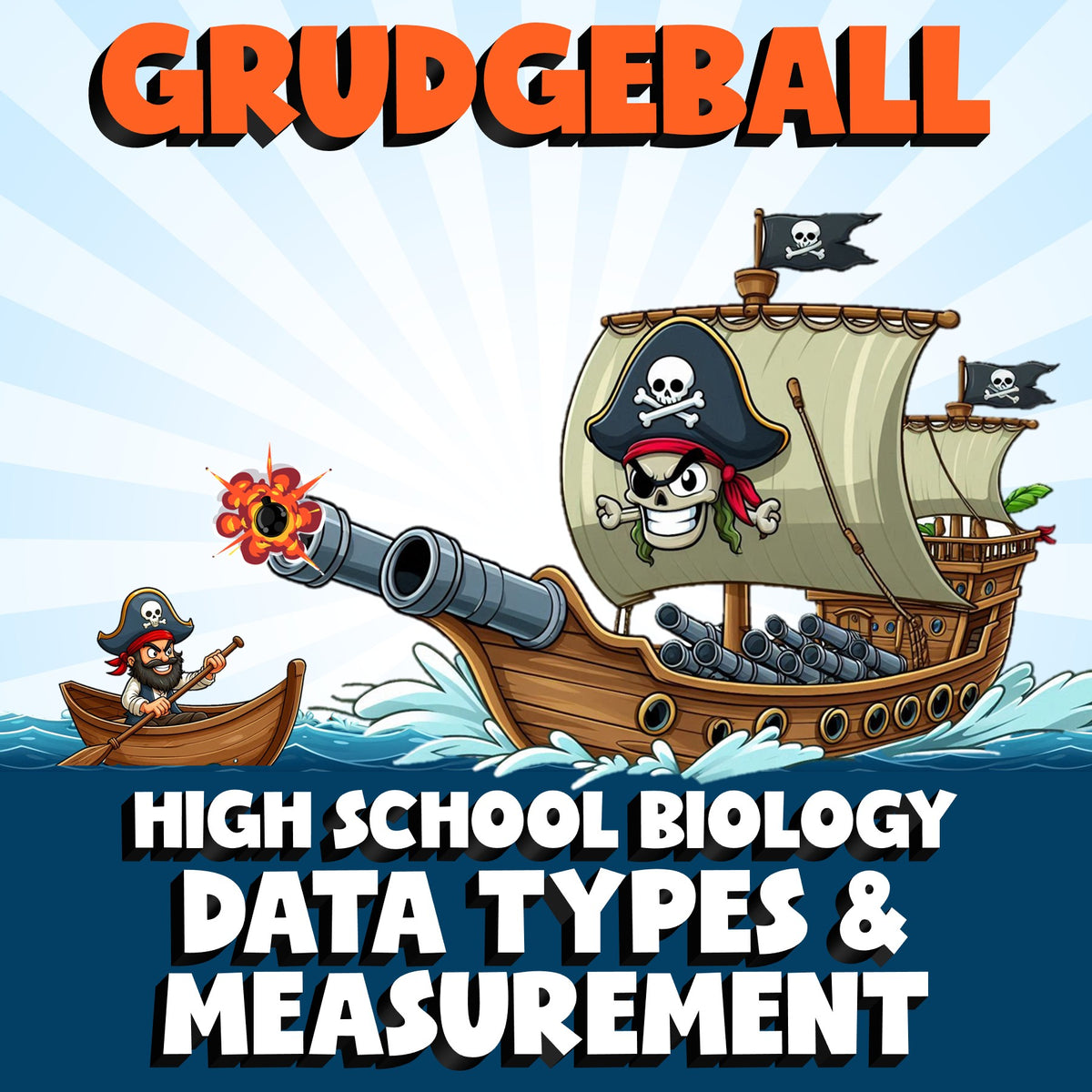 Data Types & Measurement GRUDGEBALL Science Game - No Prep Biology Review