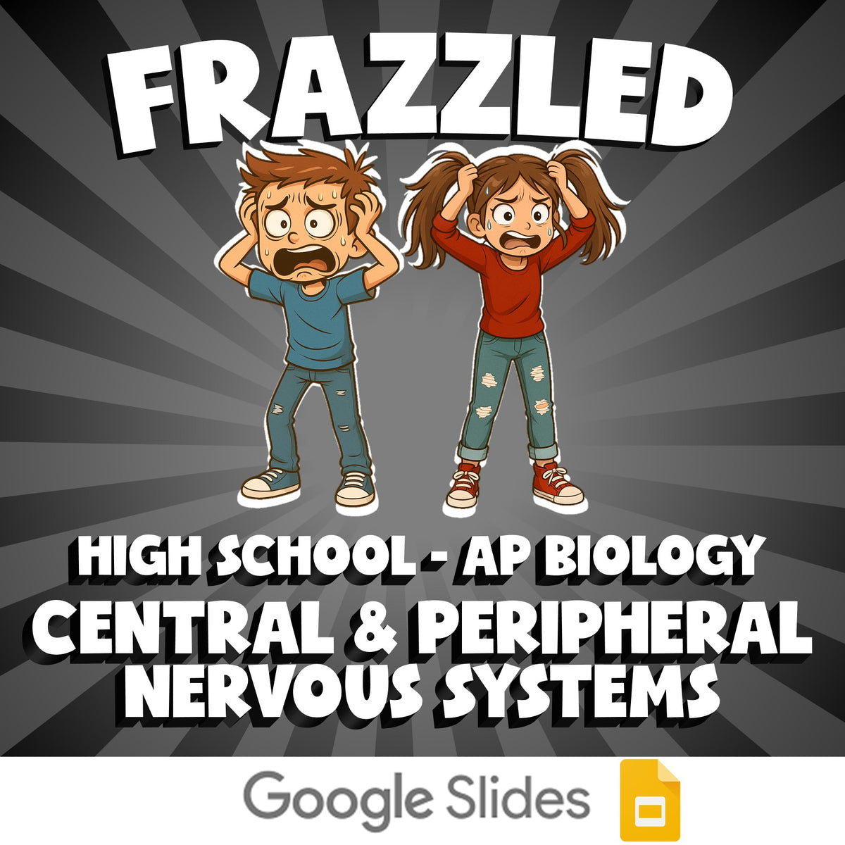 Central & Peripheral Nervous Systems FRAZZLED Science Game - No Prep AP Biology