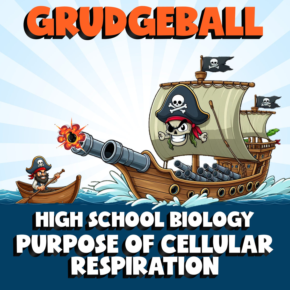 Purpose of Cellular Respiration GRUDGEBALL Science Game - No Prep Biology Review