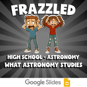 What Astronomy Studies FRAZZLED Science Game - No Prep Astronomy Review Activity