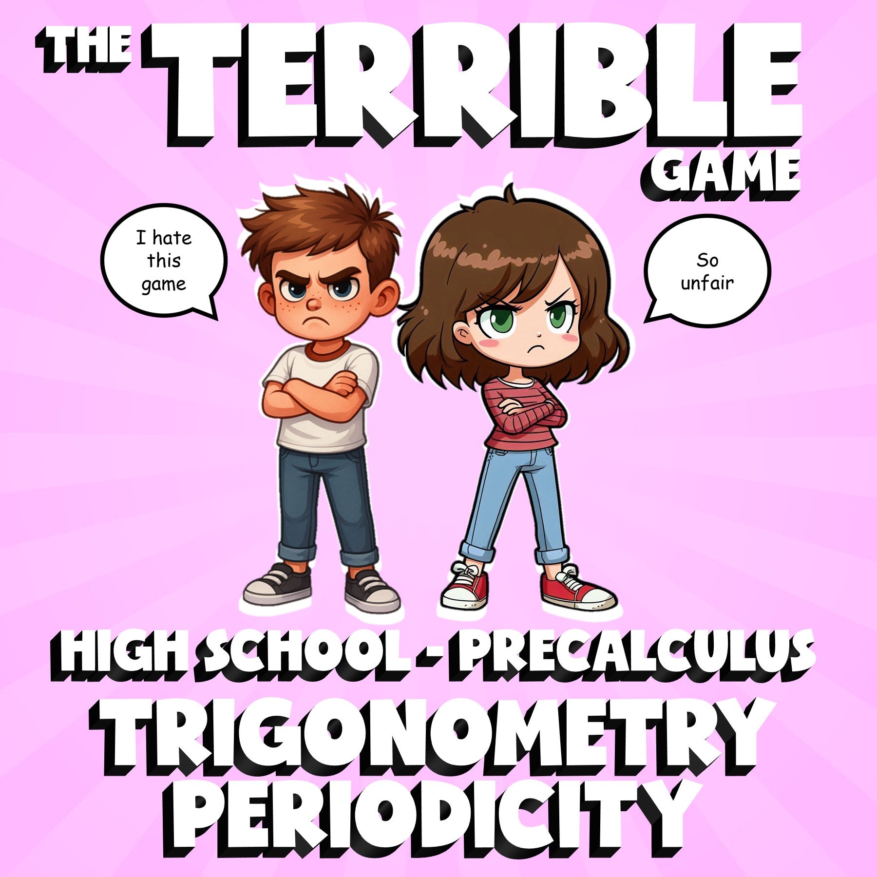 Trigonometry Periodicity THE TERRIBLE GAME - No Prep PreCalculus Math Review