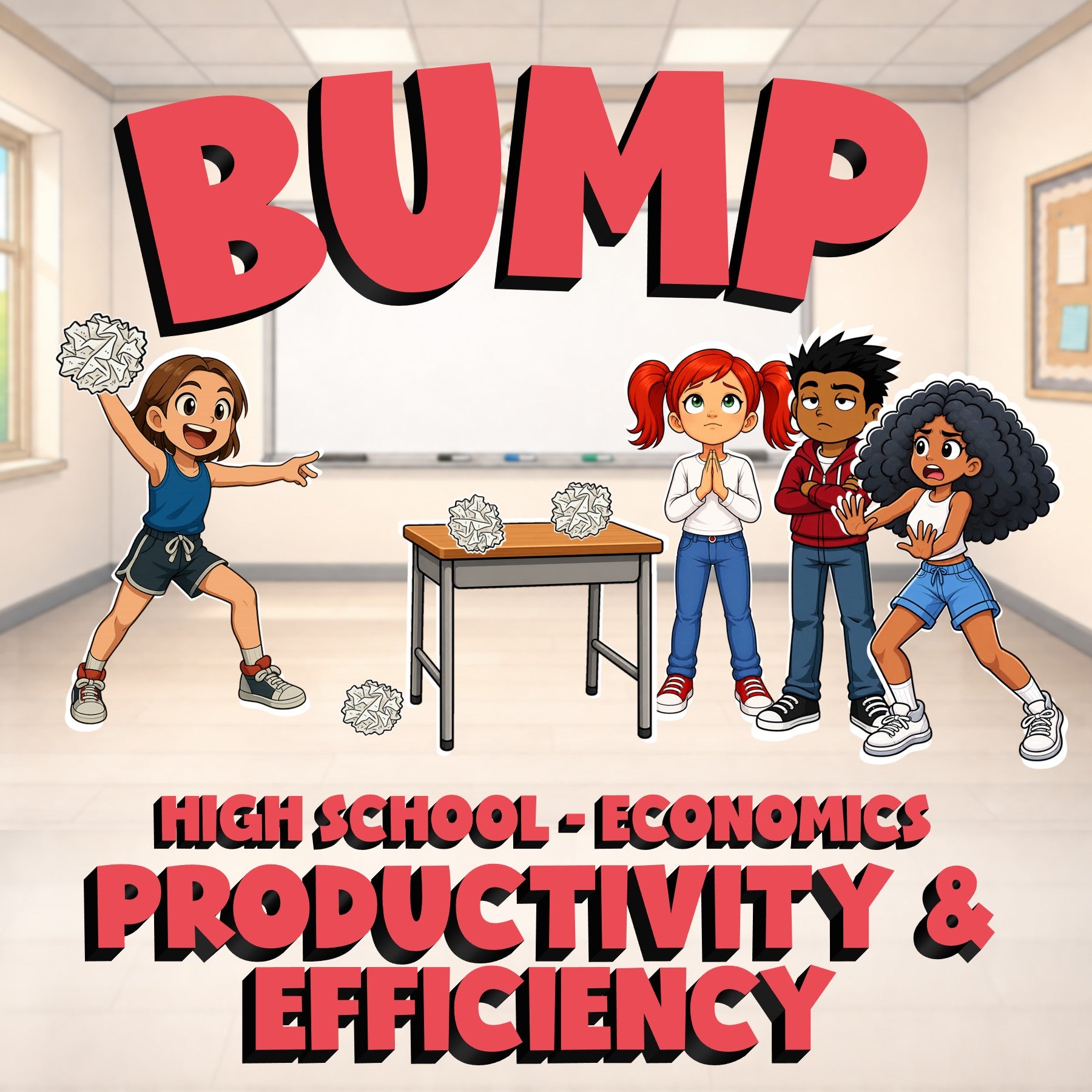 Productivity & Efficiency BUMP Economics Game - No Prep Review Activity