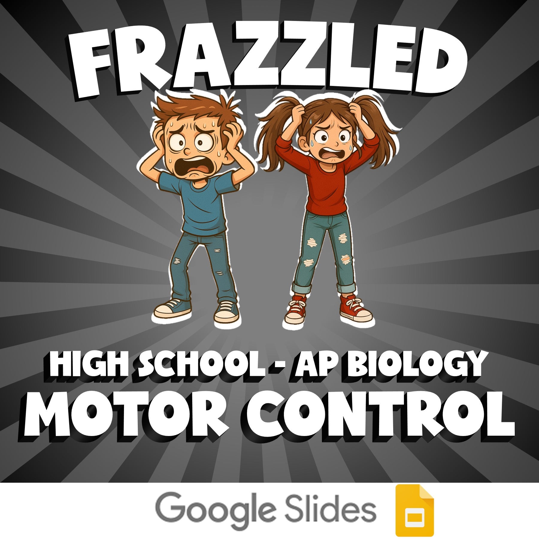 Motor Control FRAZZLED Science Game - No Prep AP Biology Review Activity