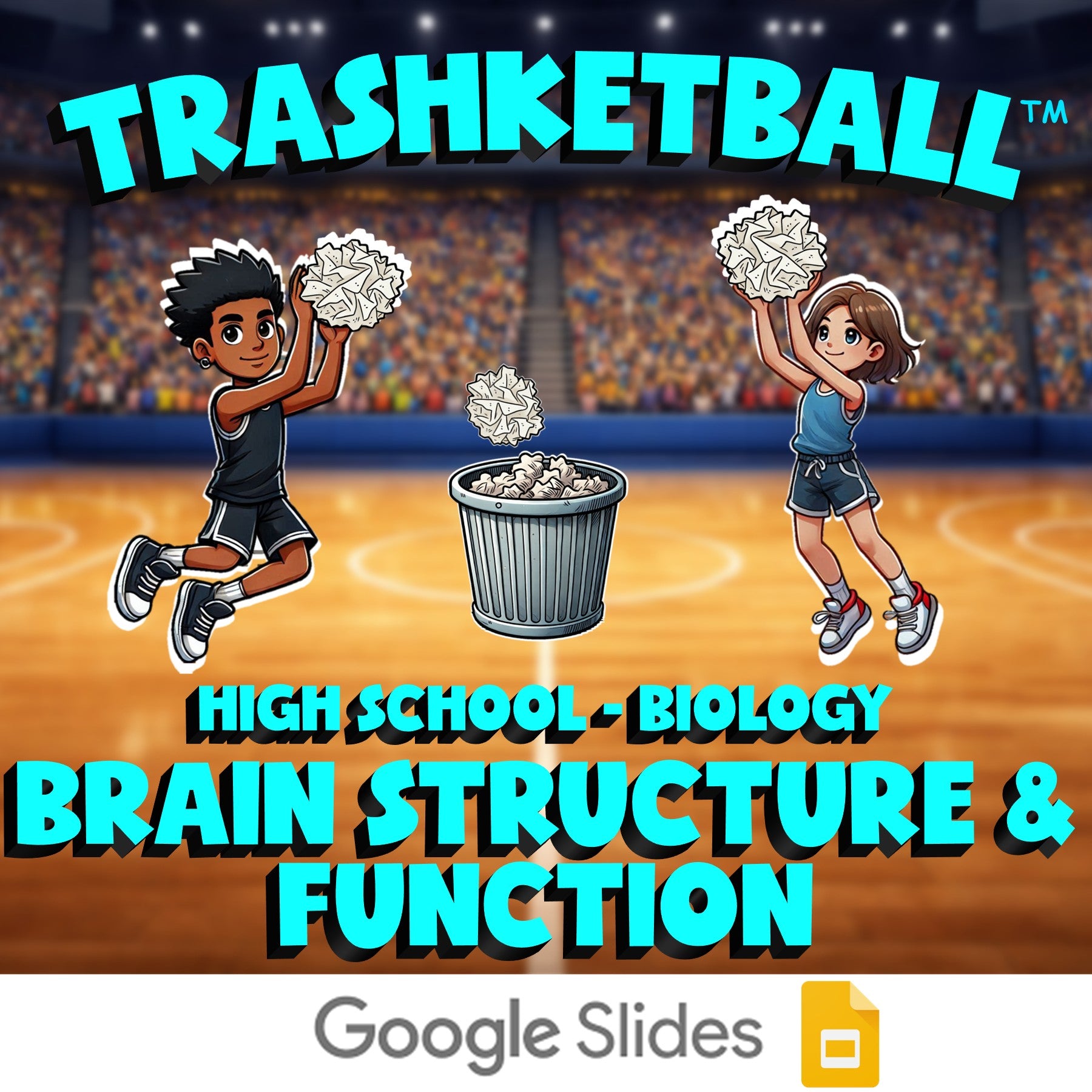 Brain Structure & Function TRASHKETBALL Science Game - No Prep Biology Review