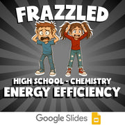 Energy Efficiency FRAZZLED Science Game - No Prep Chemistry Review Activity