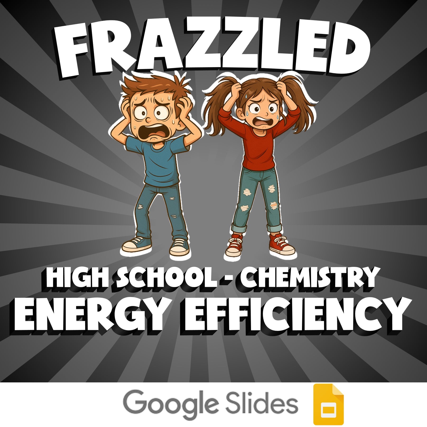 Energy Efficiency FRAZZLED Science Game - No Prep Chemistry Review Activity