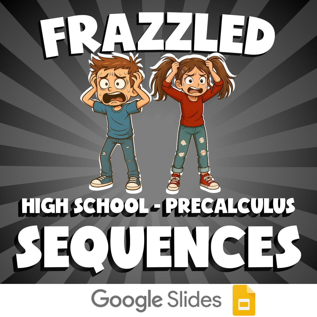 Sequences FRAZZLED Math Game - No Prep PreCalculus Review Activity
