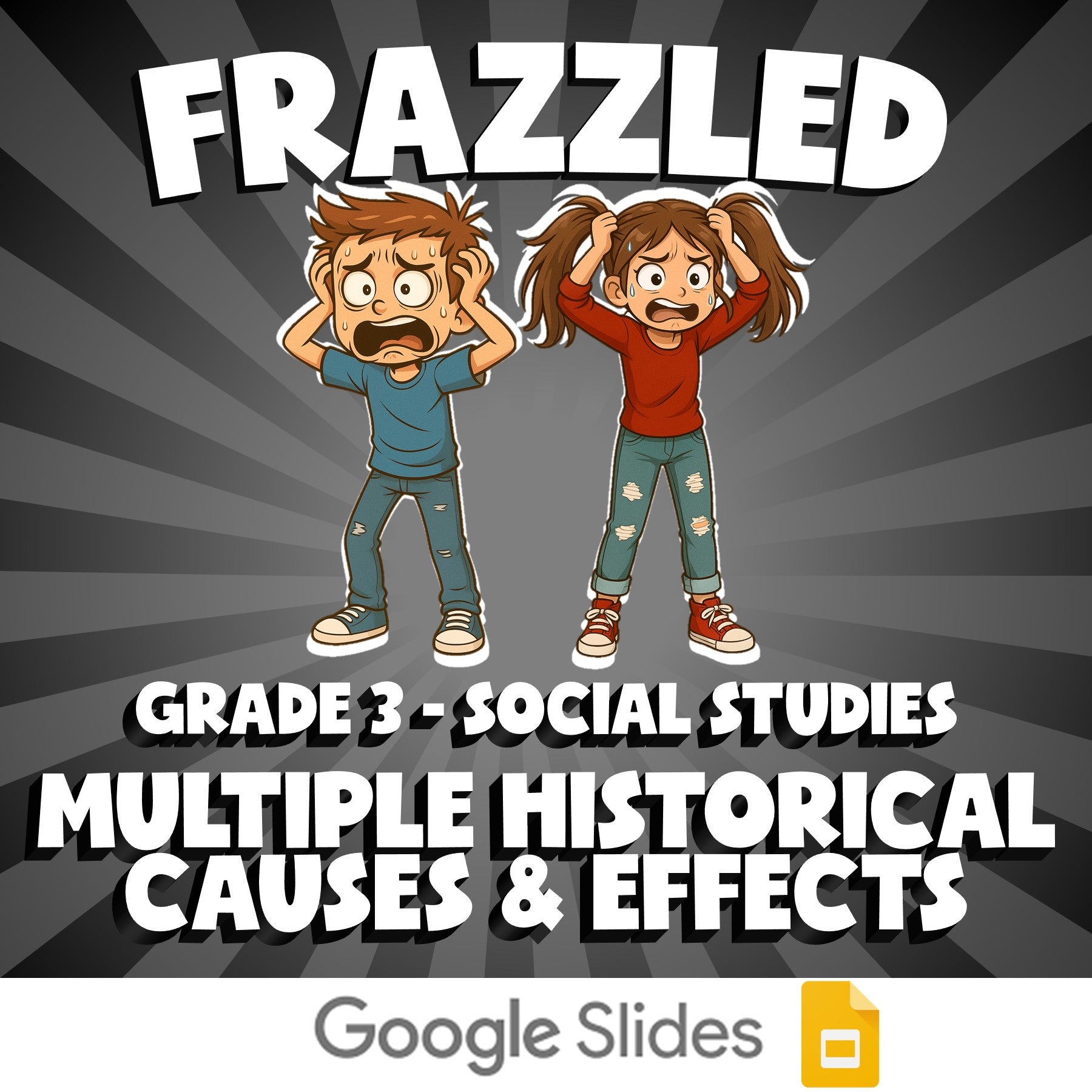 Multiple Historical Causes & Effects FRAZZLED Socials Game - No Prep Grade 3