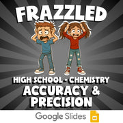 Accuracy & Precision FRAZZLED Science Game - No Prep Chemistry Review Activity