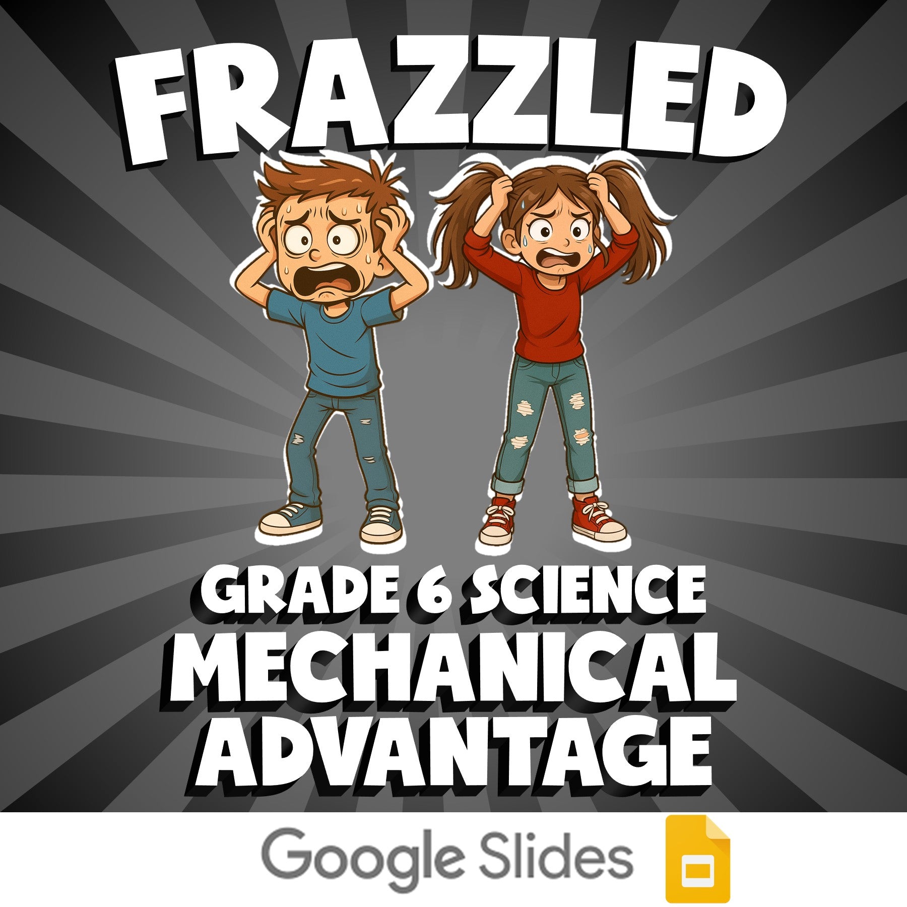 Mechanical Advantage FRAZZLED Science Game - No Prep Grade 6 Review Activity