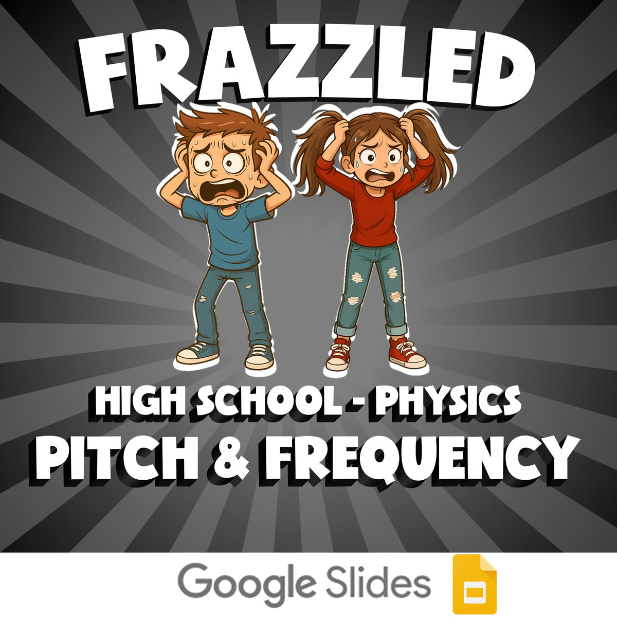 Pitch & Frequency FRAZZLED Science Game - No Prep Physics Review Activity