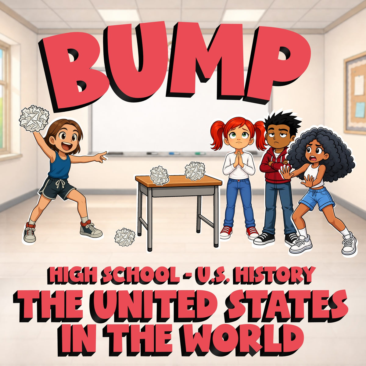 The United States in the World BUMP U.S. History Game - No Prep Review Activity