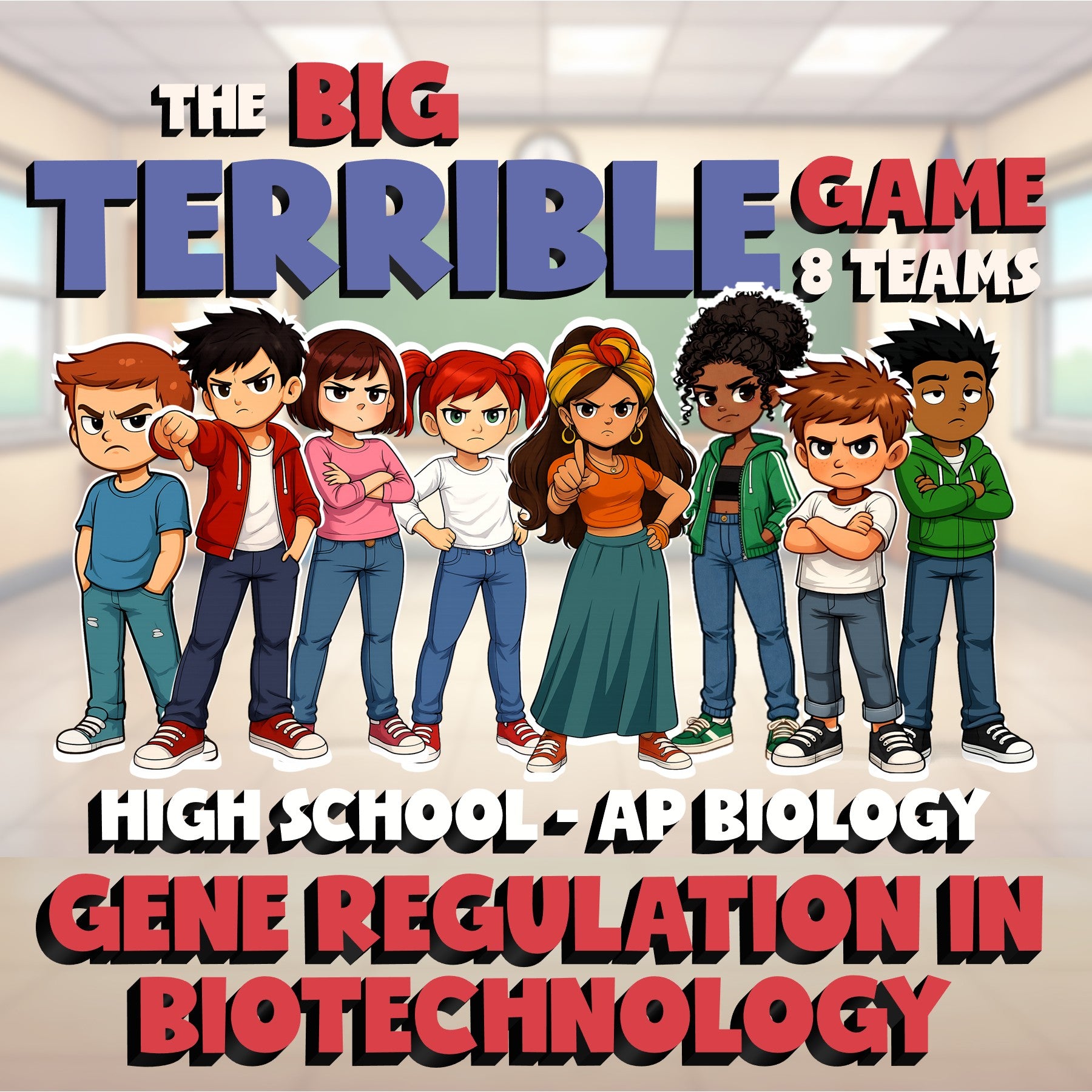 Gene Regulation in Biotechnology BIG TERRIBLE GAME - AP Biology Science Review