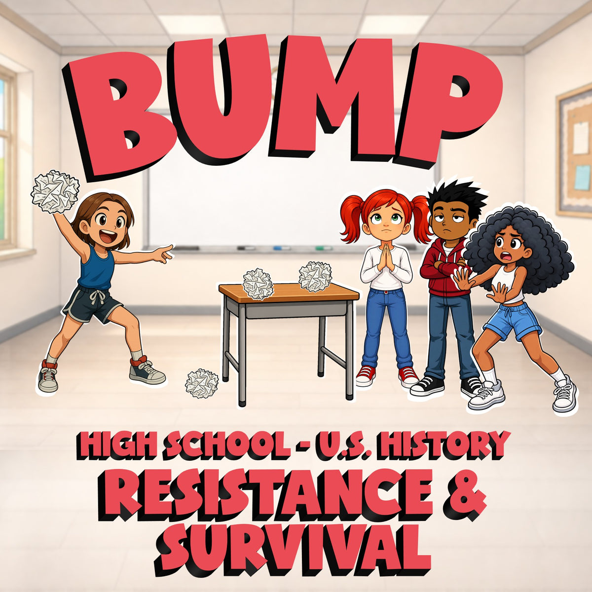 Resistance & Survival BUMP U.S. History Game - No Prep Review Activity