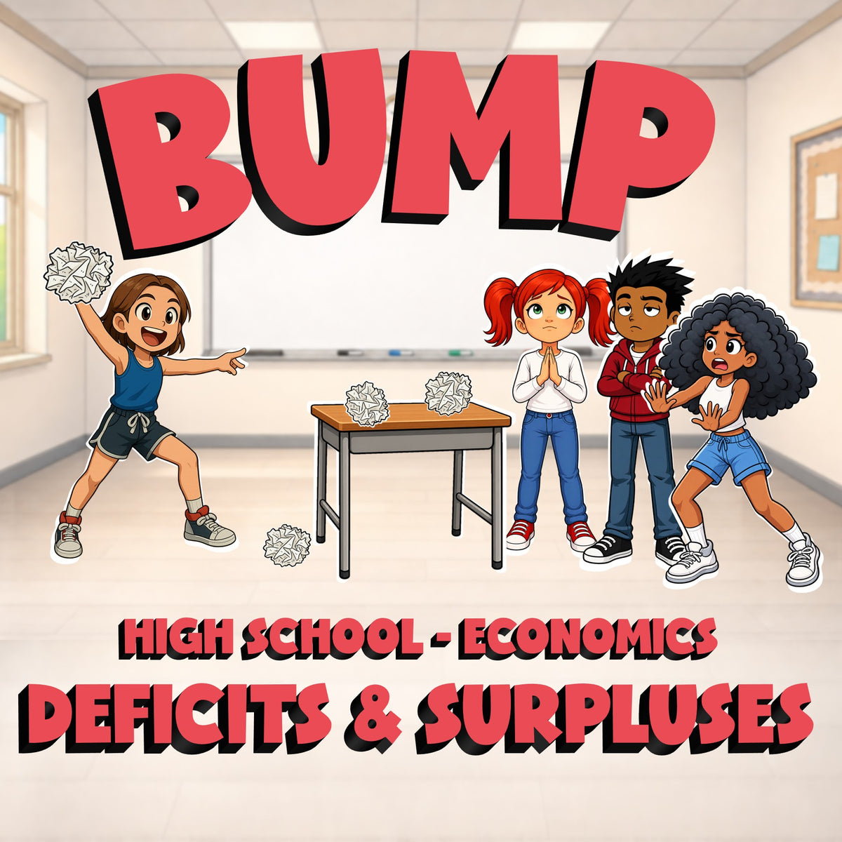 Deficits & Surpluses BUMP Economics Game - No Prep Review Activity