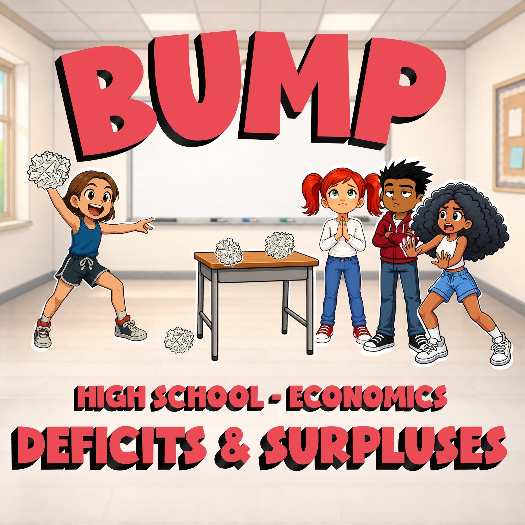 Deficits & Surpluses BUMP Economics Game - No Prep Review Activity