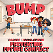 Preventing Future Conflict BUMP Socials Game - No Prep Grade 8 Review Activity