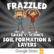 Soil Formation & Layers FRAZZLED Science Game - No Prep Grade 4 Review Activity
