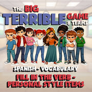 Fill In The Verb - Personal Style Items BIG TERRIBLE GAME - Spanish Exercise