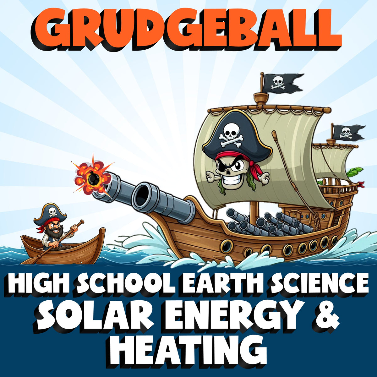 Solar Energy & Heating GRUDGEBALL Game - No Prep Earth Science Review Activity