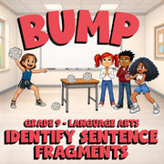 Identify Sentence Fragments BUMP ELA Game - No Prep Grade 9 Review Activity