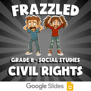 Civil Rights FRAZZLED Socials Game - No Prep Grade 8 Review Activity