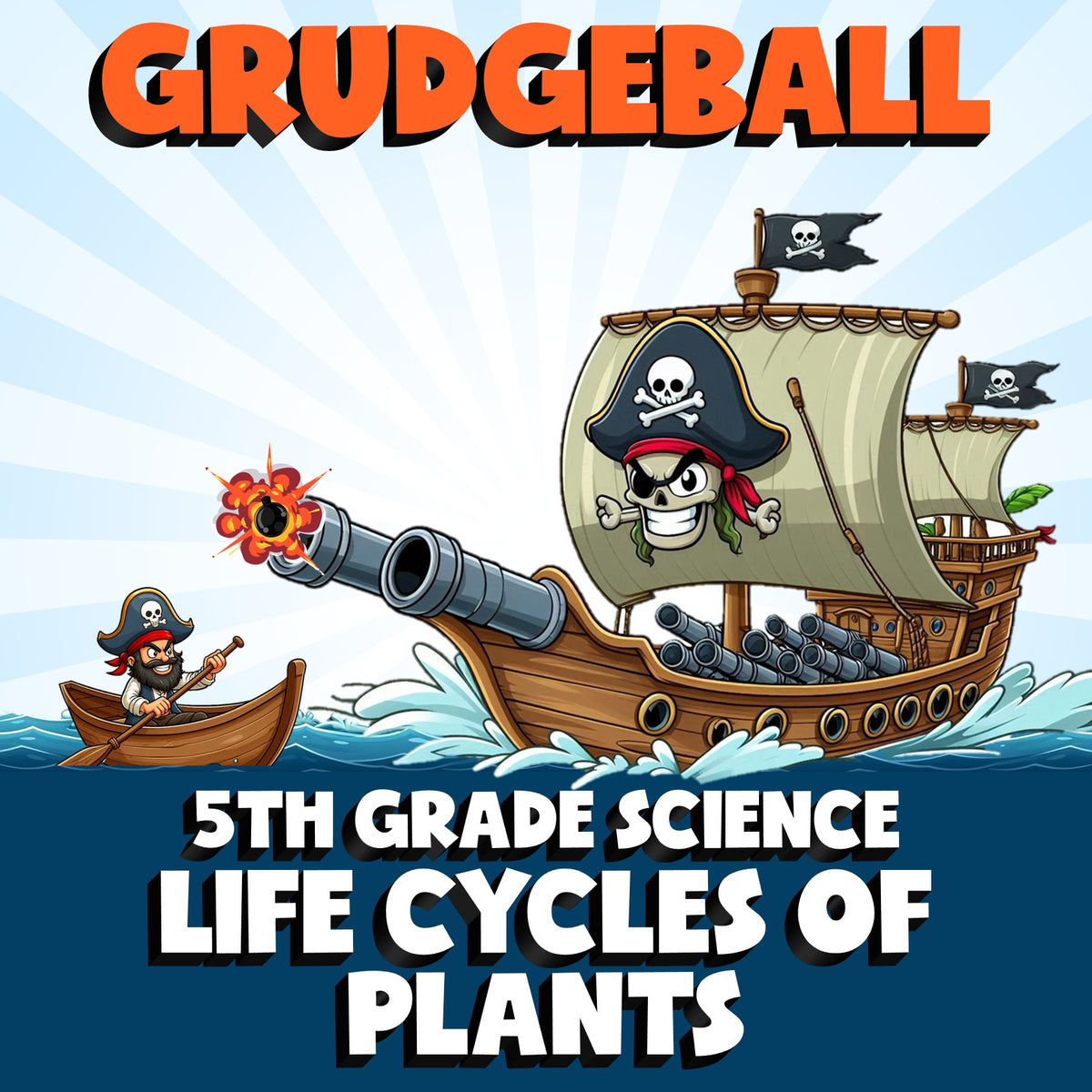 Life Cycles of Plants GRUDGEBALL Science Game - No Prep Grade 5 Review Activity