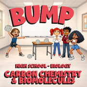 Carbon Chemistry & Biomolecules BUMP Science Game - No Prep Biology Review