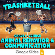 Animal Behavior & Communication TRASHKETBALL Science Game - No Prep Grade 6