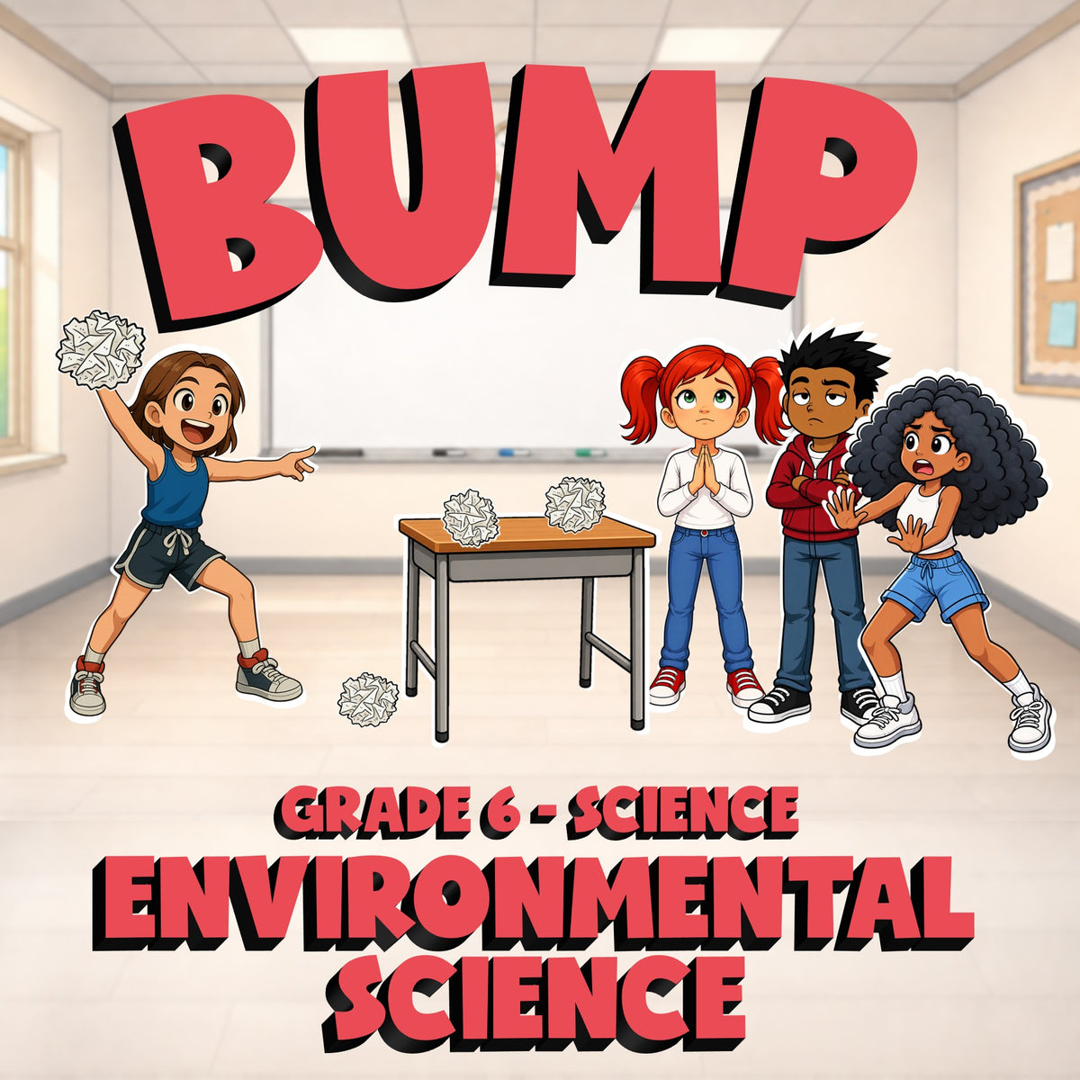Environmental Science BUMP Science Game - No Prep Grade 6 Review Activity