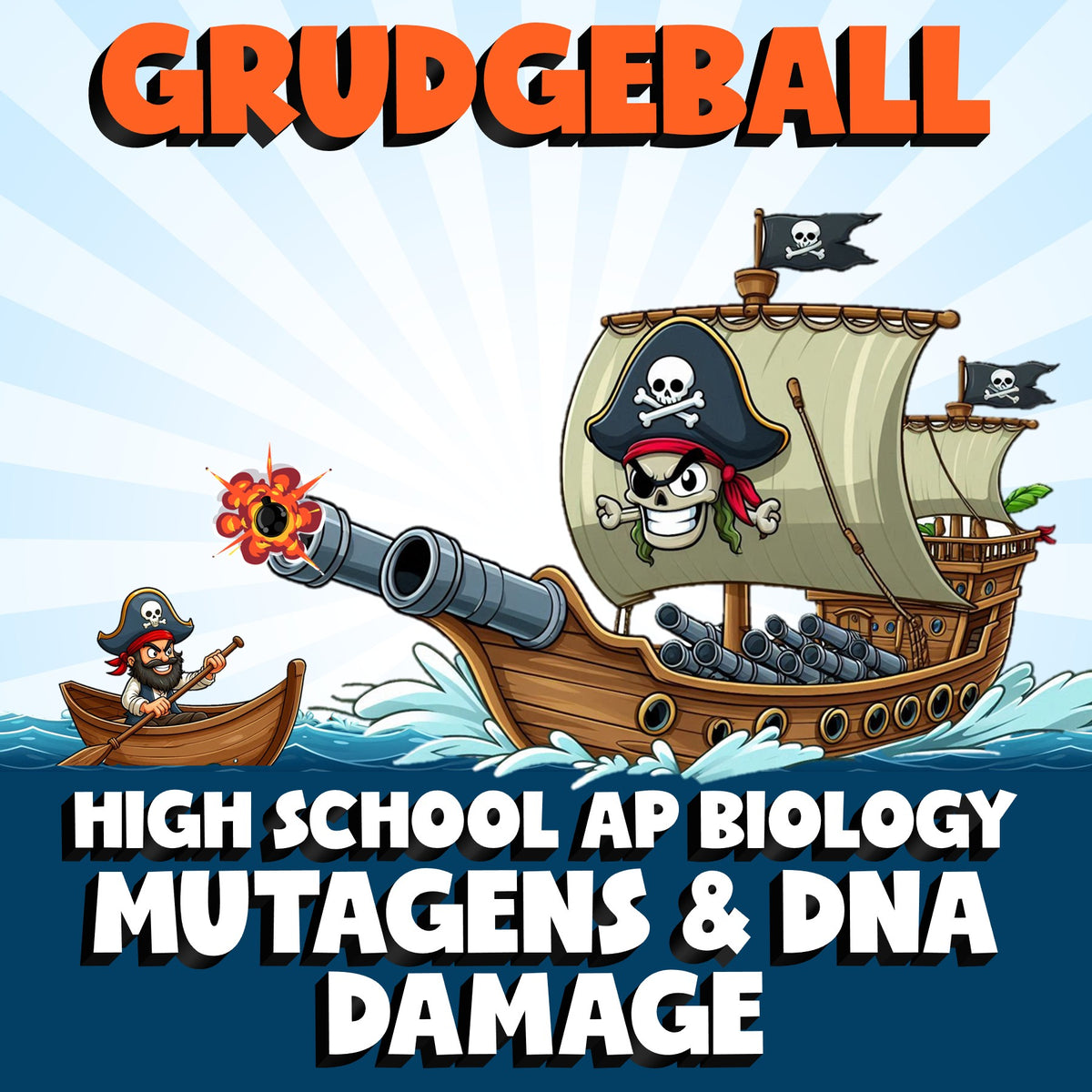 Mutagens & DNA Damage GRUDGEBALL Science Game - No Prep AP Biology Review