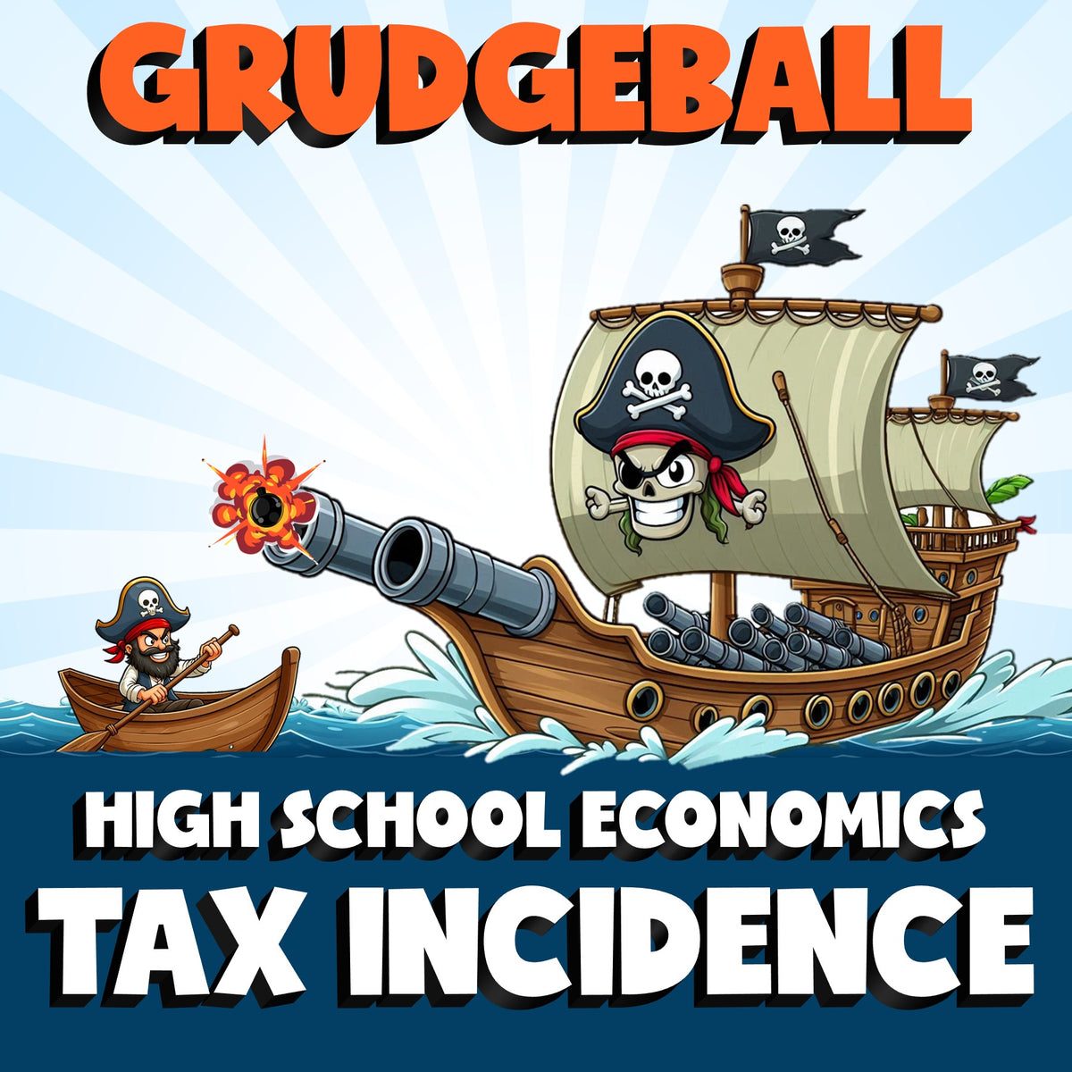 Tax Incidence GRUDGEBALL Economics Game - No Prep Review Activity