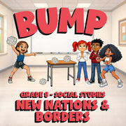 New Nations & Borders BUMP Socials Game - No Prep Grade 8 Review Activity