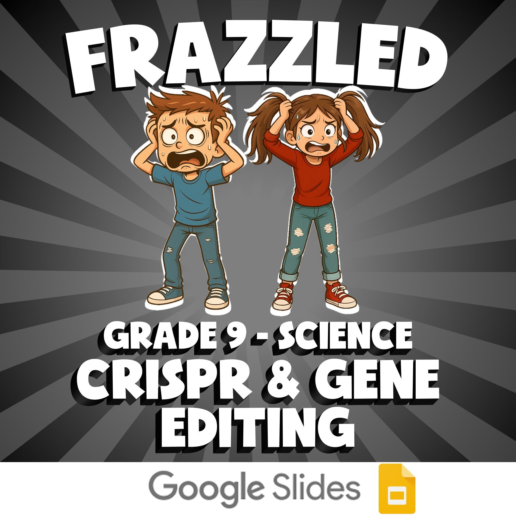 CRISPR & Gene Editing FRAZZLED Science Game - No Prep Grade 9 Review Activity