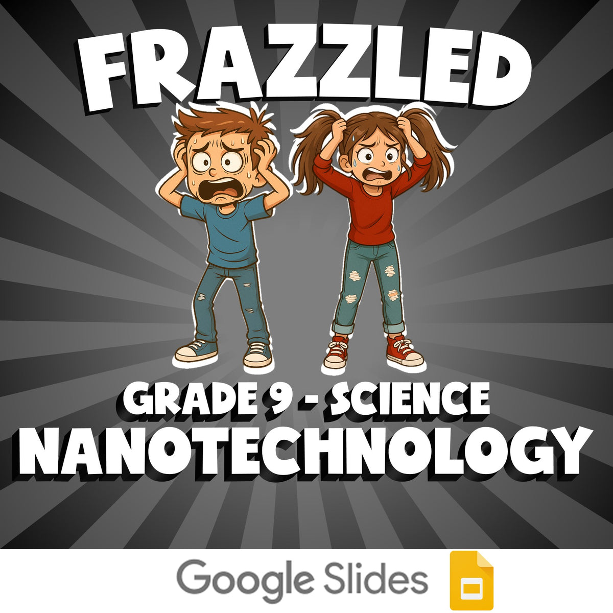 Nanotechnology FRAZZLED Science Game - No Prep Grade 9 Review Activity