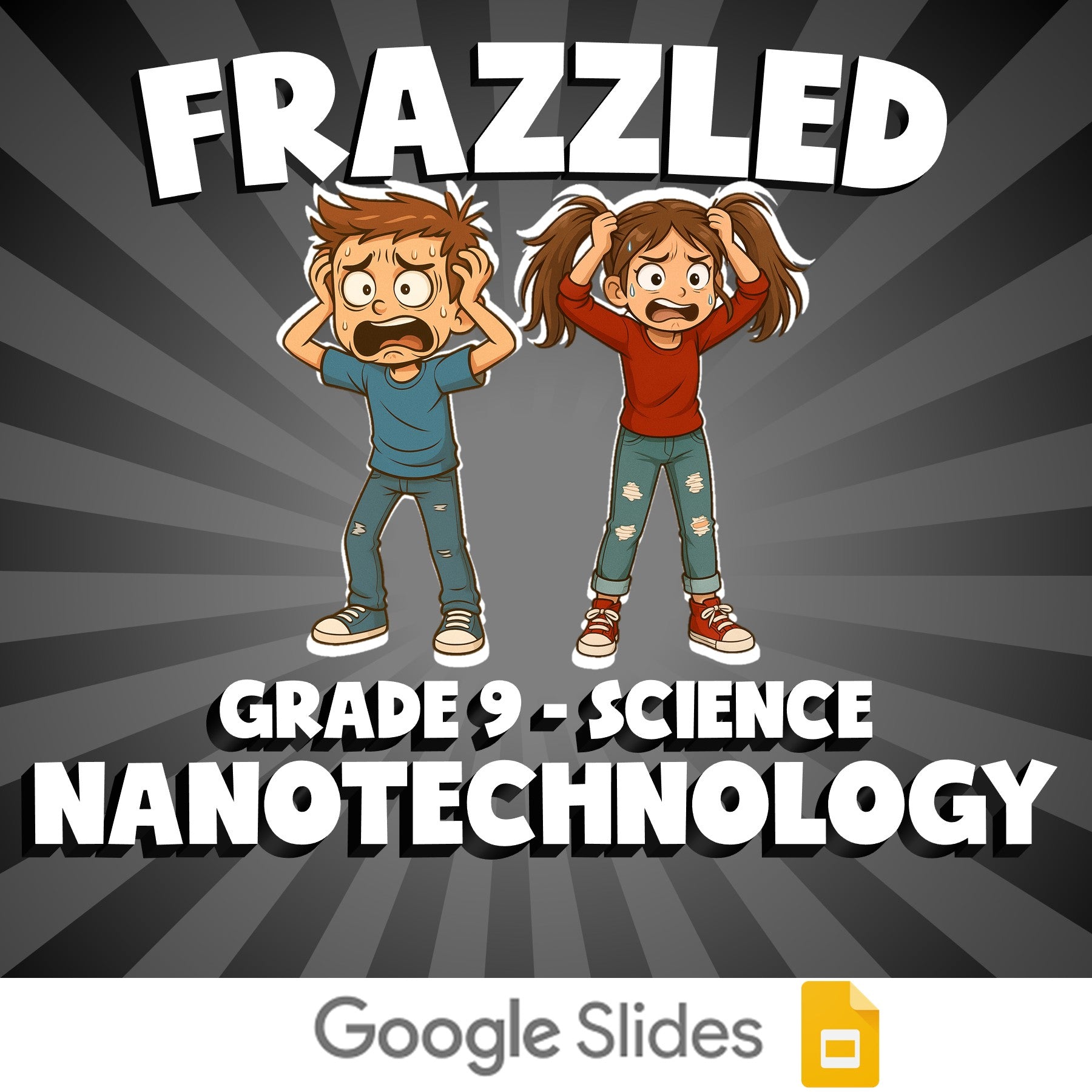 Nanotechnology FRAZZLED Science Game - No Prep Grade 9 Review Activity