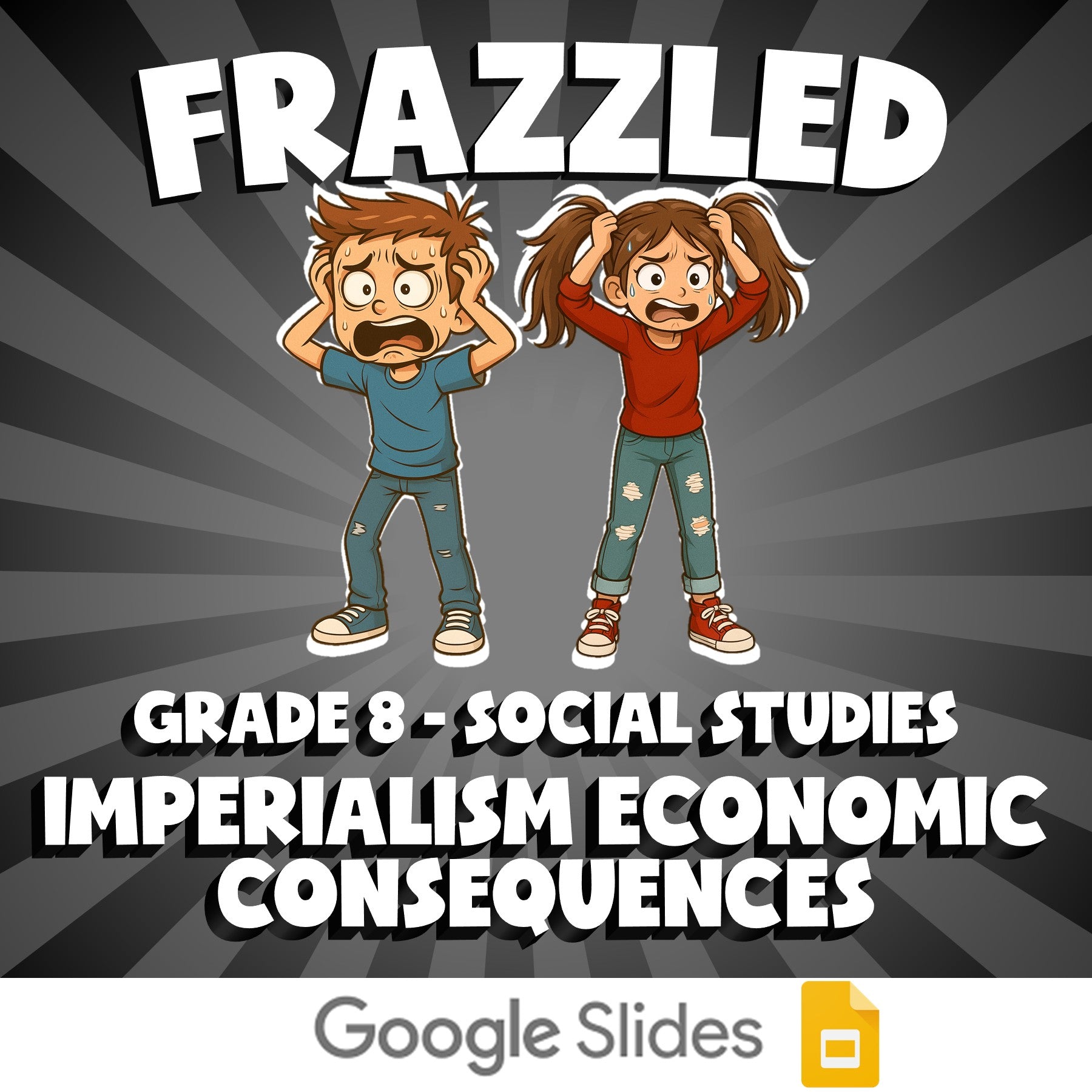 Imperialism Economic Consequences FRAZZLED Socials Game - No Prep Grade 8 Review