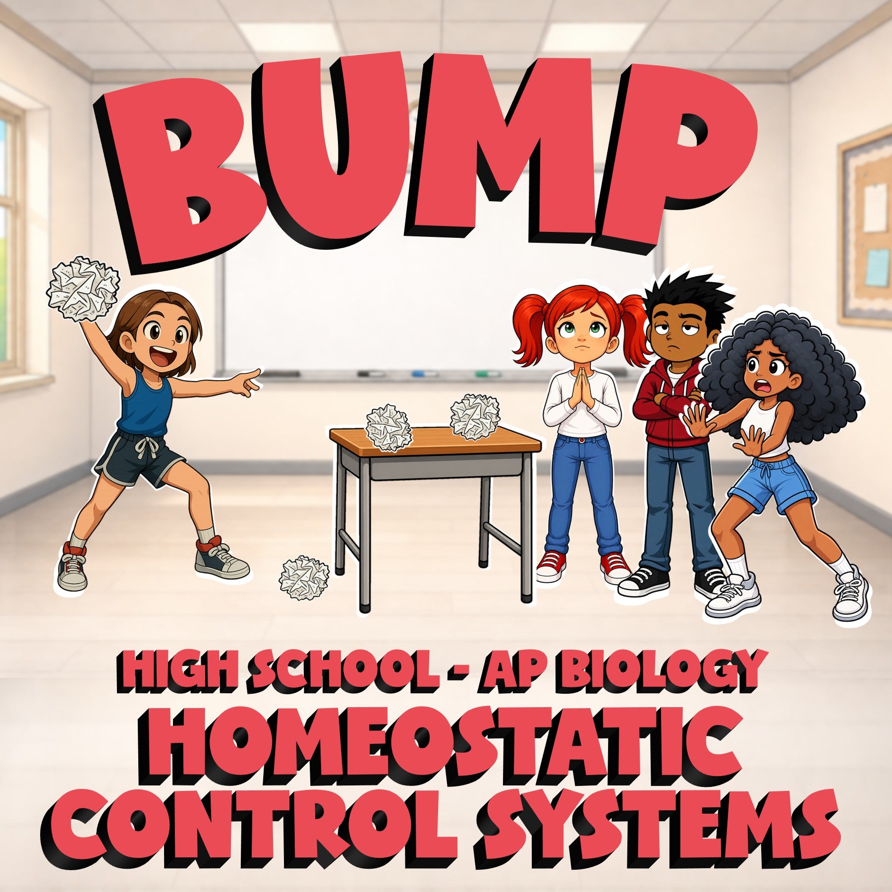 Homeostatic Control Systems BUMP Science Game - No Prep AP Biology Review