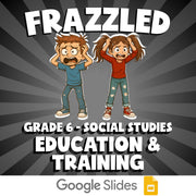 Education & Training FRAZZLED Socials Game - No Prep Grade 6 Review Activity