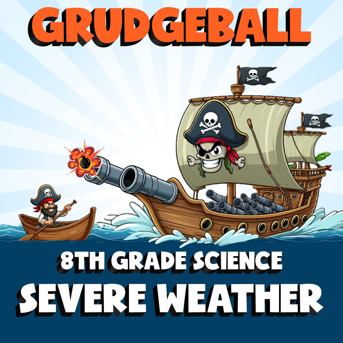 Severe Weather GRUDGEBALL Science Game - No Prep Grade 8 Review Activity