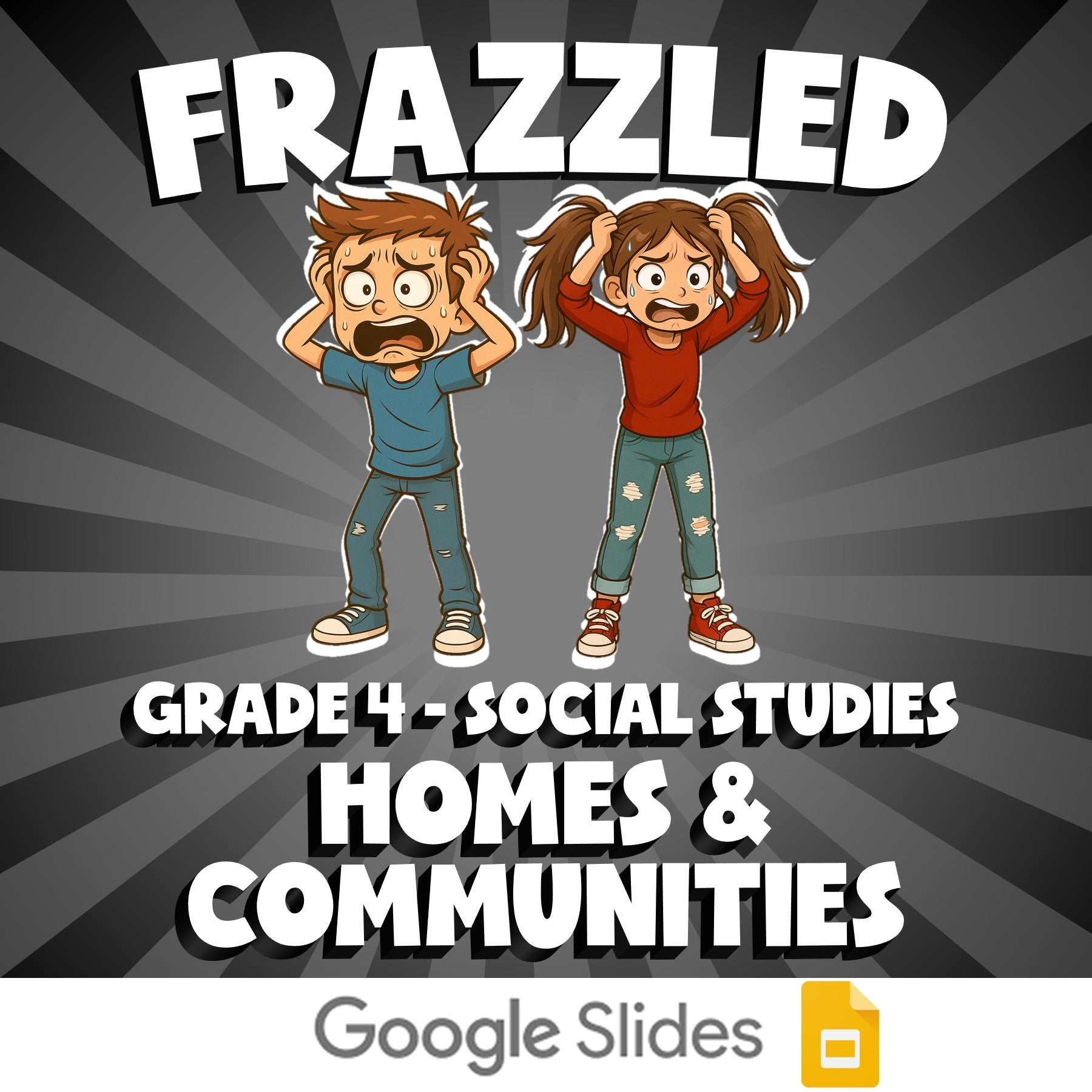 Homes & Communities FRAZZLED Socials Game - No Prep Grade 4 Review Activity