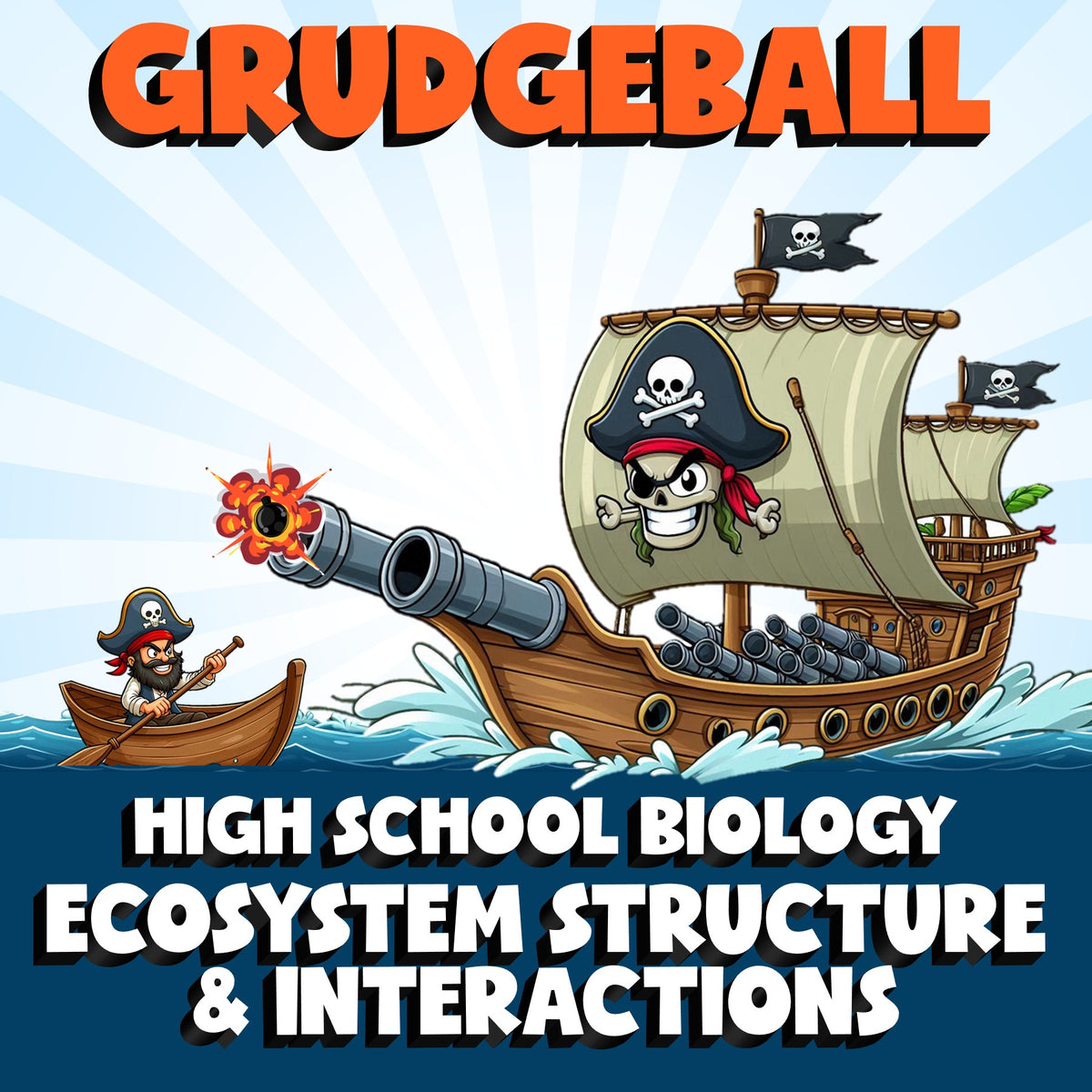 Ecosystem Structure & Interactions GRUDGEBALL Science Game - No Prep Biology