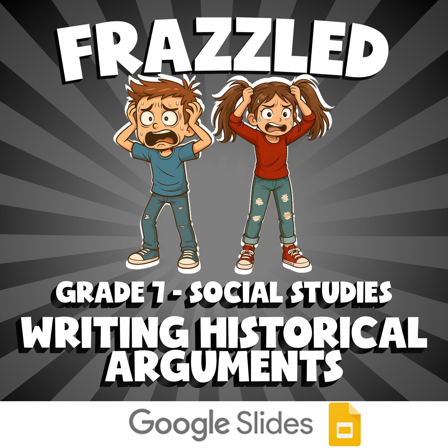 Writing Historical Arguments FRAZZLED Socials Game - No Prep Grade 7 Review