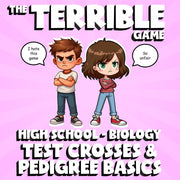 Test Crosses & Pedigree Basics THE TERRIBLE GAME - Biology Science Review