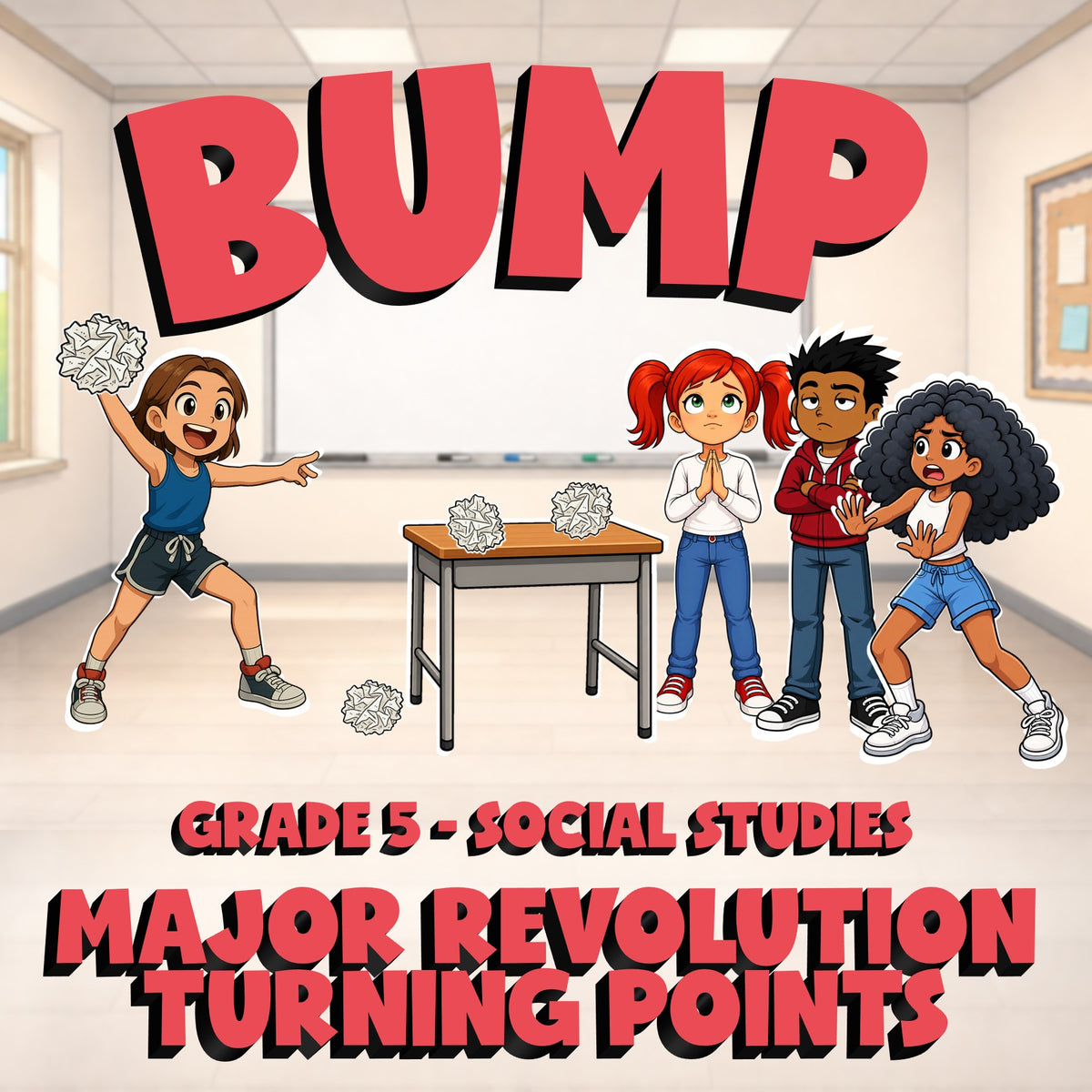 Major Revolution Turning Points BUMP Socials Game - No Prep Grade 5 Review