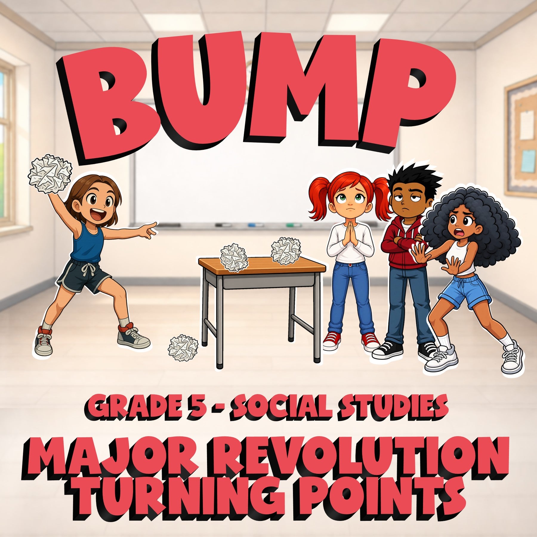 Major Revolution Turning Points BUMP Socials Game - No Prep Grade 5 Review