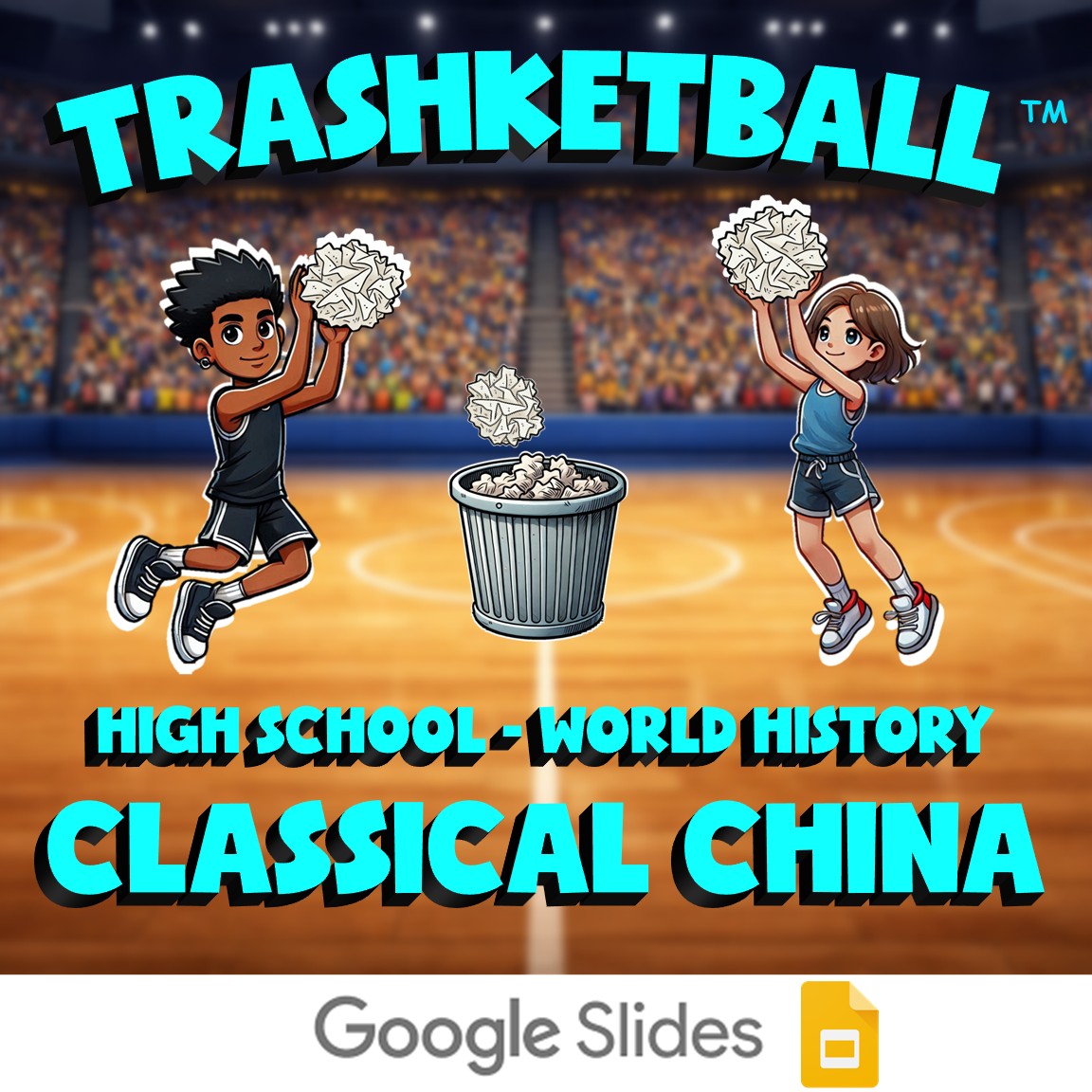 Classical China TRASHKETBALL Game - No Prep World History Review Activity